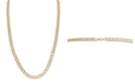 Macy's Men's Diamond Curb Link 23" Chain Necklace (4-1/2 ct. t.w.) in 10k Gold